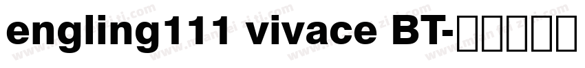 engling111 vivace BT字体转换